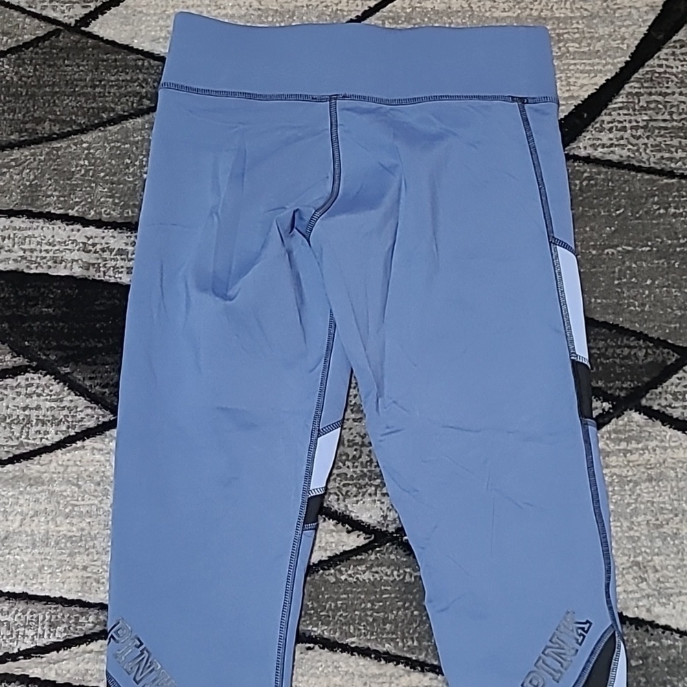 VS PINK 2015 ULTIMATE REVERSIBLE MESH LOGO LEGGINGS - Picture 13 of 15
